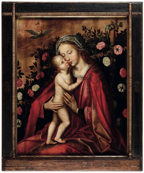 Scuola fiamminga del XVII secolo Madonna con Bambino  - Asta Dipinti e Sculture del XIX-XX secolo - Associazione Nazionale - Case d'Asta italiane