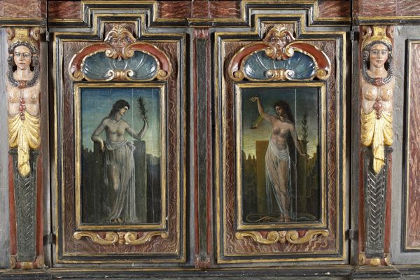 Grande armoire barocco. Probabilmente Germania, XVII-XVIII secolo  - Asta Dipinti e Sculture del XIX-XX secolo - Associazione Nazionale - Case d'Asta italiane