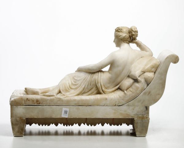 Paolina Borghese. Scultore del XIX-XX secolo, dal modello di Antonio Canova  - Asta Dipinti e Sculture del XIX-XX secolo - Associazione Nazionale - Case d'Asta italiane