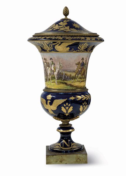 Vaso <BR>Francia, verso la fine del XIX secolo<BR>  - Asta Dipinti e Sculture del XIX-XX secolo - Associazione Nazionale - Case d'Asta italiane