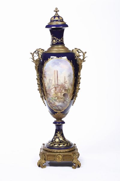 Monumentale vaso<BR>Francia, verso la fine del XIX secolo  - Asta Dipinti e Sculture del XIX-XX secolo - Associazione Nazionale - Case d'Asta italiane