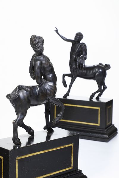 Coppia di centauri. Fonditore del XIX secolo  - Asta Dipinti e Sculture del XIX-XX secolo - Associazione Nazionale - Case d'Asta italiane