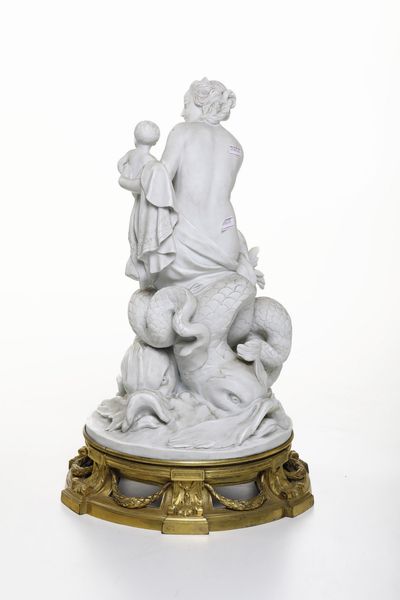 Scultura allegorica<BR>Marie-Antoinette e la nascita del Delfino<BR>Probabilmente Svres,  XX secolo  - Asta Dipinti e Sculture del XIX-XX secolo - Associazione Nazionale - Case d'Asta italiane