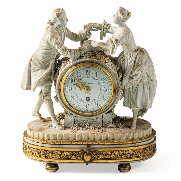 Orologio da tavolo. Francia, XIX-XX secolo  - Asta Dipinti e Sculture del XIX-XX secolo - Associazione Nazionale - Case d'Asta italiane