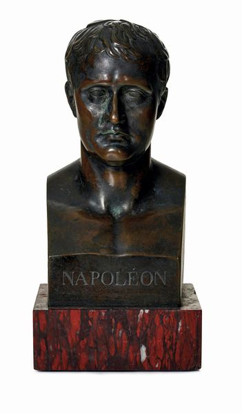 Busto di Napoleone. Francia, XIX secolo  - Asta Dipinti e Sculture del XIX-XX secolo - Associazione Nazionale - Case d'Asta italiane