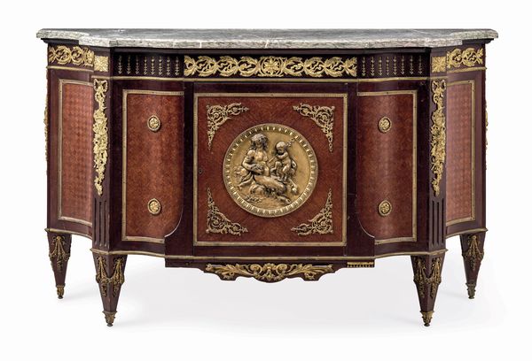 Credenza scantonata. Francia, XIX-XX secolo  - Asta Dipinti e Sculture del XIX-XX secolo - Associazione Nazionale - Case d'Asta italiane