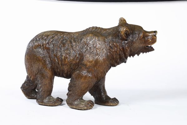 Orso. Germania, Foresta Nera, XX secolo  - Asta Dipinti e Sculture del XIX-XX secolo - Associazione Nazionale - Case d'Asta italiane