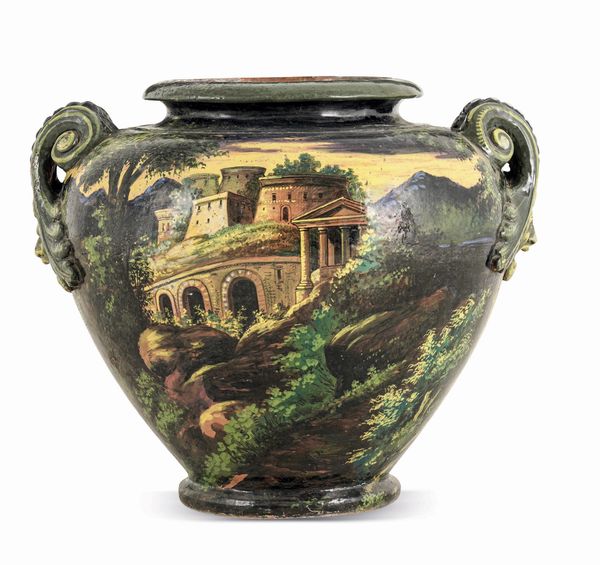 Monumentale vaso<BR>Probabilmente Toscana, XX secolo  - Asta Dipinti e Sculture del XIX-XX secolo - Associazione Nazionale - Case d'Asta italiane