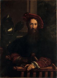 Girolamo Francesco Mazzola detto il Parmigianino, d'apres - Ritratto di Galeazzo Sanvitale