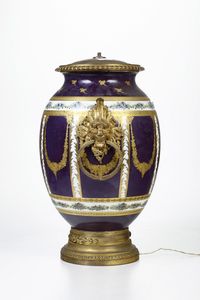 Vaso<BR>Francia, fine del XIX inizio del XX secolo  - Asta Dipinti e Sculture del XIX-XX secolo - Associazione Nazionale - Case d'Asta italiane