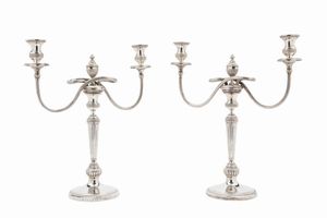 Miracoli - Coppia di candelabri