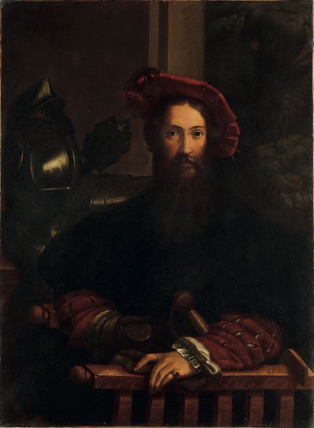 Girolamo Francesco Mazzola detto il Parmigianino, d'apres : Ritratto di Galeazzo Sanvitale  - Asta Sei Secoli di Arti e Arredi - Associazione Nazionale - Case d'Asta italiane