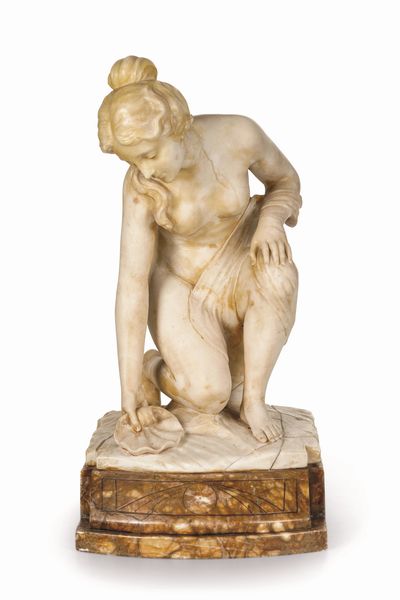 Venere con conchiglia. Scultore del XX secolo  - Asta Sei Secoli di Arti e Arredi - Associazione Nazionale - Case d'Asta italiane