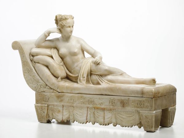 Paolina Borghese. Scultore del XIX-XX secolo, dal modello di Antonio Canova  - Asta Sei Secoli di Arti e Arredi - Associazione Nazionale - Case d'Asta italiane