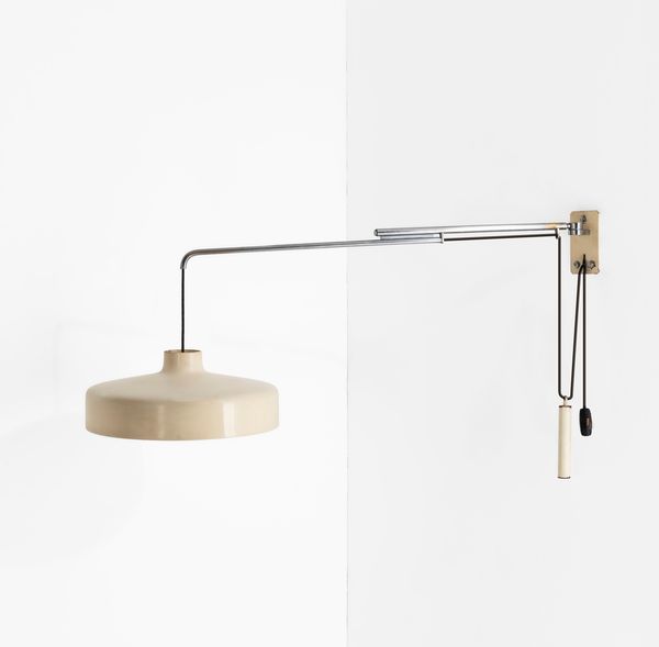 GINO SARFATTI : Lampada a parete mod. 194  - Asta Design 200 - Associazione Nazionale - Case d'Asta italiane