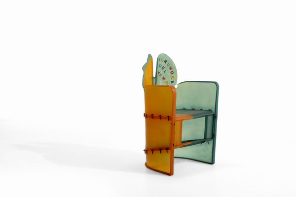 GAETANO PESCE : Sedia della serie Nodbody's Perfect.  - Asta Design 200 - Associazione Nazionale - Case d'Asta italiane