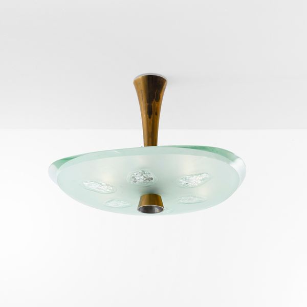 MAX INGRAND : Lampada a sospensione mod. 1748  - Asta Design 200 - Associazione Nazionale - Case d'Asta italiane