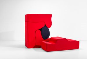 Sebastian Matta : Salotto modulare mod. Malitte  - Asta Design 200 - Associazione Nazionale - Case d'Asta italiane