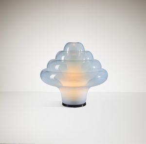 CARLO NASON : Lampada da tavolo Lotus mod. LT 305  - Asta Design 200 - Associazione Nazionale - Case d'Asta italiane