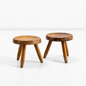 CHARLOTTE PERRIAND - Due sgabelli mod. Berger