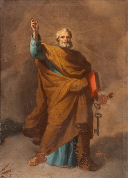 Francesco Trevisani, Attribuito a : San Pietro  - Asta Dipinti dal XIV al XIX secolo, con una selezione di sculture - Associazione Nazionale - Case d'Asta italiane