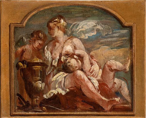 Artista veneto, XVIII secolo : Allegoria della Carit  - Asta Dipinti dal XIV al XIX secolo, con una selezione di sculture - Associazione Nazionale - Case d'Asta italiane