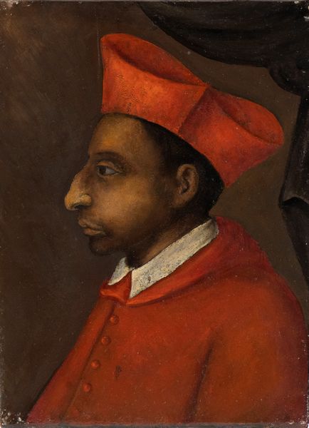 Artista lombardo, prima metà XVII secolo : Ritratto di San Carlo Borromeo  - Asta Dipinti dal XIV al XIX secolo, con una selezione di sculture - Associazione Nazionale - Case d'Asta italiane