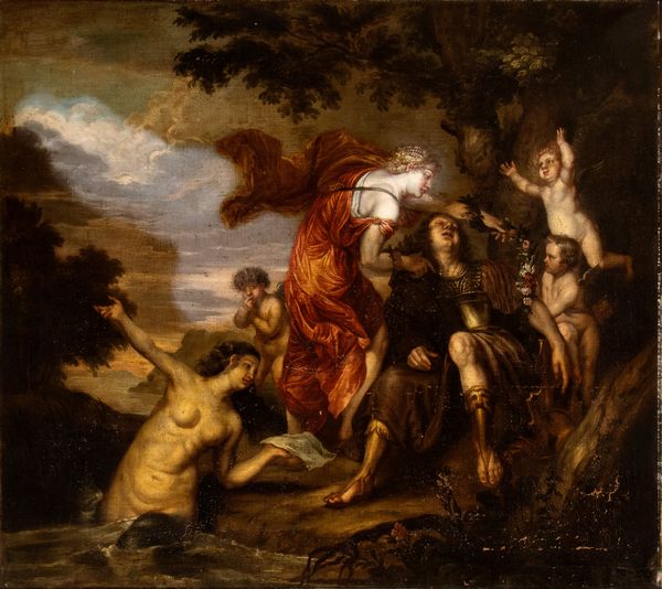 Anton van Dyck, Seguace di : Marte e Venere  - Asta Dipinti dal XIV al XIX secolo, con una selezione di sculture - Associazione Nazionale - Case d'Asta italiane