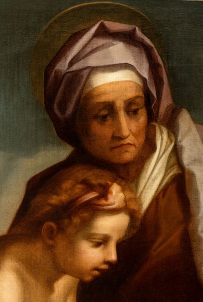 Andrea del Sarto, Seguace di : Sacra Famiglia con Sant'Anna e San Giovannino  - Asta Dipinti dal XIV al XIX secolo, con una selezione di sculture - Associazione Nazionale - Case d'Asta italiane