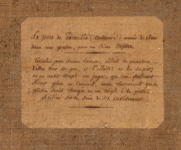 Artista genovese, prima metà XVII secolo : Cimone e Pero (la Carit romana)  - Asta Dipinti dal XIV al XIX secolo, con una selezione di sculture - Associazione Nazionale - Case d'Asta italiane