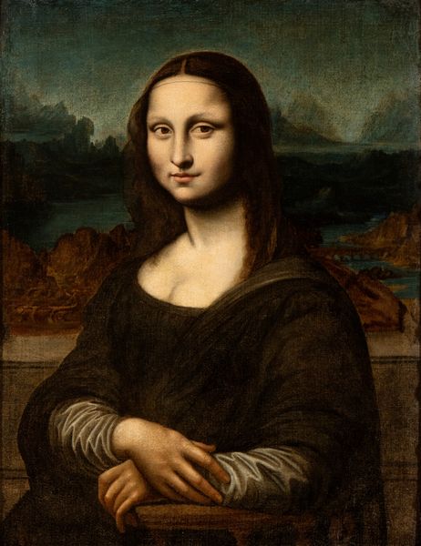 Leonardo da Vinci, Seguace di : Copia da La Gioconda  - Asta Dipinti dal XIV al XIX secolo, con una selezione di sculture - Associazione Nazionale - Case d'Asta italiane