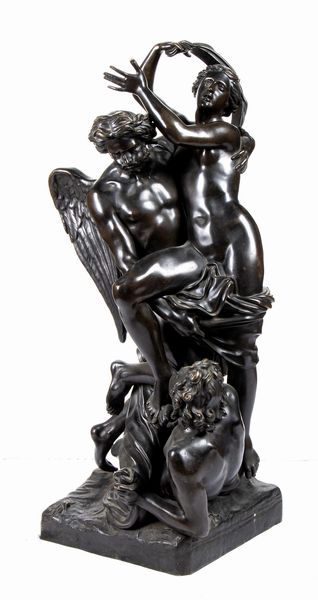 Gaspard Marsy, Seguace di : Borea rapisce Orizia (Allegoria dell'Aria)  - Asta Dipinti dal XIV al XIX secolo, con una selezione di sculture - Associazione Nazionale - Case d'Asta italiane