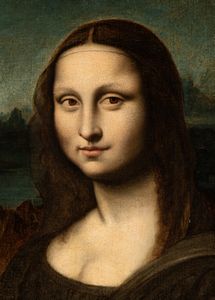 Leonardo da Vinci, Seguace di : Copia da La Gioconda  - Asta Dipinti dal XIV al XIX secolo, con una selezione di sculture - Associazione Nazionale - Case d'Asta italiane