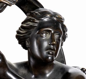 Gaspard Marsy, Seguace di : Borea rapisce Orizia (Allegoria dell'Aria)  - Asta Dipinti dal XIV al XIX secolo, con una selezione di sculture - Associazione Nazionale - Case d'Asta italiane