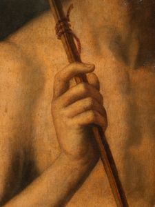 Andrea del Sarto, Ambito di : San Sebastiano  - Asta Dipinti dal XIV al XIX secolo, con una selezione di sculture - Associazione Nazionale - Case d'Asta italiane