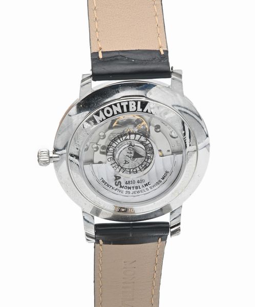 Montblanc Star Steel Collection Automatic 7298 - Orologio da polso automatico da uomo in acciaio con datario e fondo scheletrato  - Asta Asta a Tempo - Orologi da Tasca da Polso e da Tavolo - Associazione Nazionale - Case d'Asta italiane