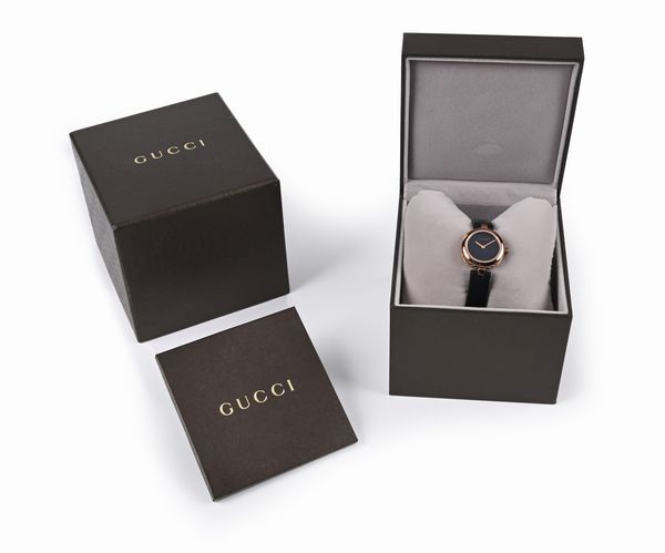 Gucci Diamantissima 141.5 - Orologio al quarzo da donna in acciaio dorato in oro rosa  - Asta Asta a Tempo - Orologi da Tasca da Polso e da Tavolo - Associazione Nazionale - Case d'Asta italiane