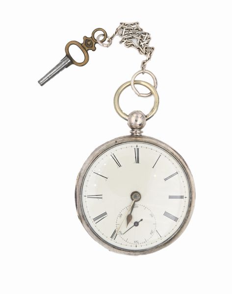 James Sagar Blackburn - Orologio da tasca a chiavetta da uomo in argento con punzoni Chester 1854 o 1858. Meccanica a conoide con scappamento ad ancora, bilanciere anulare e spirale piana  - Asta Asta a Tempo - Orologi da Tasca da Polso e da Tavolo - Associazione Nazionale - Case d'Asta italiane