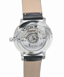 Montblanc Star Steel Collection Automatic 7298 - Orologio da polso automatico da uomo in acciaio con datario e fondo scheletrato  - Asta Asta a Tempo - Orologi da Tasca da Polso e da Tavolo - Associazione Nazionale - Case d'Asta italiane