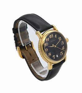 Montblanc Meisterstuck 7002 - Orologio da polso al quarzo da uomo in acciaio dorato con datario  - Asta Asta a Tempo - Orologi da Tasca da Polso e da Tavolo - Associazione Nazionale - Case d'Asta italiane