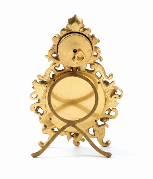 Orologio da tavolo con smalti  - Asta Piccoli Orologi da tavolo Art Dco e Saliere d'Epoca dalle Collezioni Melandri di Objets de Vertu - Associazione Nazionale - Case d'Asta italiane