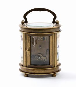 Elliott & Son : Orologio da tavolo con smalti  - Asta Piccoli Orologi da tavolo Art Dco e Saliere d'Epoca dalle Collezioni Melandri di Objets de Vertu - Associazione Nazionale - Case d'Asta italiane