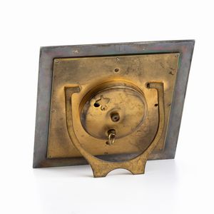 Bornand & Cie : Orologio da tavolo Art Dco in avorio e smalti  - Asta Piccoli Orologi da tavolo Art Dco e Saliere d'Epoca dalle Collezioni Melandri di Objets de Vertu - Associazione Nazionale - Case d'Asta italiane