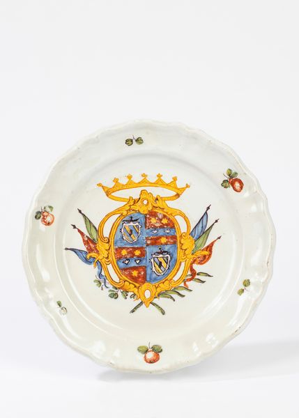 Piatto in maiolica policroma. Manifattura Antonibon  - Asta Arredi e Dipinti Antichi da una Dimora Lombarda - Associazione Nazionale - Case d'Asta italiane