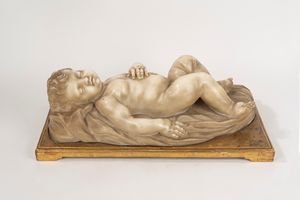 Scuola toscana, seconda metà del secolo XVII - Putto dormiente