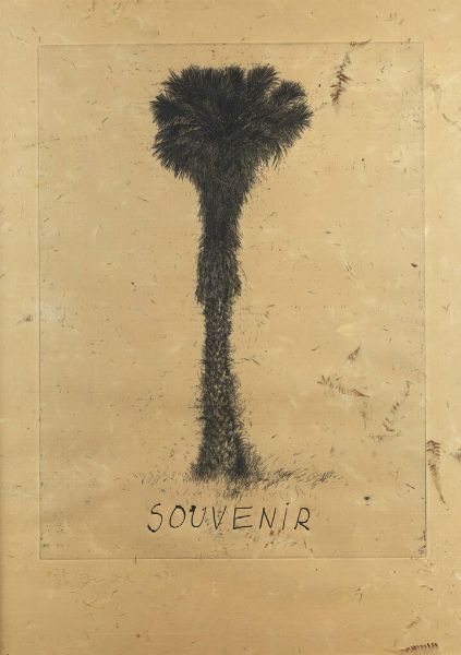 JIM DINE Cincinnati (USA) 1935 : Souvenir 1974  - Asta Il mondo di Franco Mello - Associazione Nazionale - Case d'Asta italiane