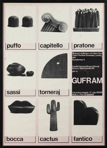 FRANCO MELLO : Italia: The New Domestic Landscape 1972  - Asta Il mondo di Franco Mello - Associazione Nazionale - Case d'Asta italiane