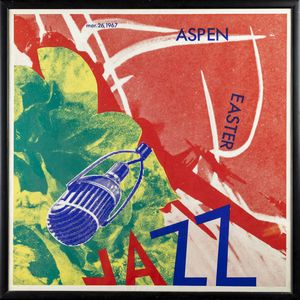 JAMES ROSENQUIST Usa 1933- 2017 New York - Jazz  Aspen  Easter 1967