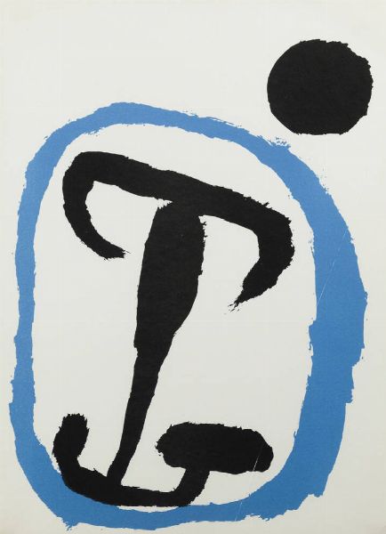 JOAN MIRO' Barcellona (Spagna) 1893 - 1983 Palma (Spagna) : Artigas I 1956  - Asta Grafica - Associazione Nazionale - Case d'Asta italiane