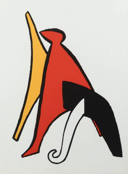 ALEXANDER CALDER Lawton (USA) 1898 - 1976 New York (USA) : Galoche 1963  - Asta Grafica - Associazione Nazionale - Case d'Asta italiane